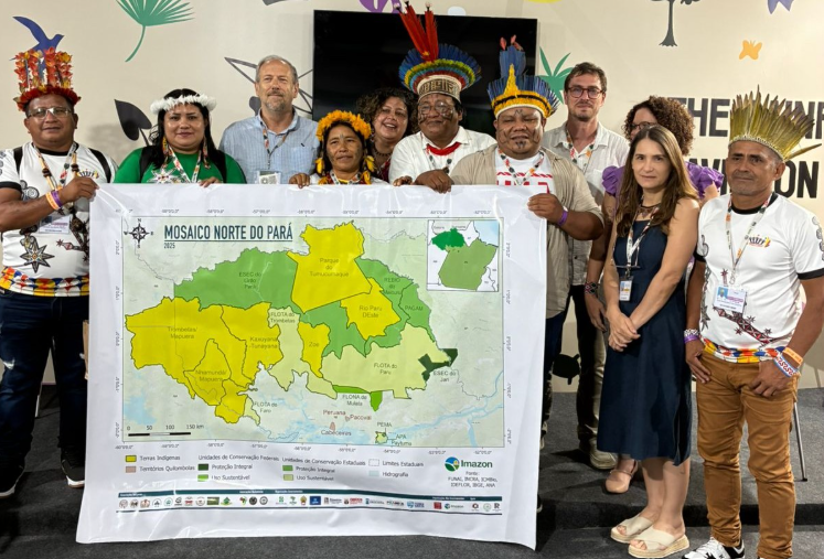 Proposta de mosaico foi apresentada em painel durante a COP 30, em Belém (Foto: Fernanda Costa - Imazon)