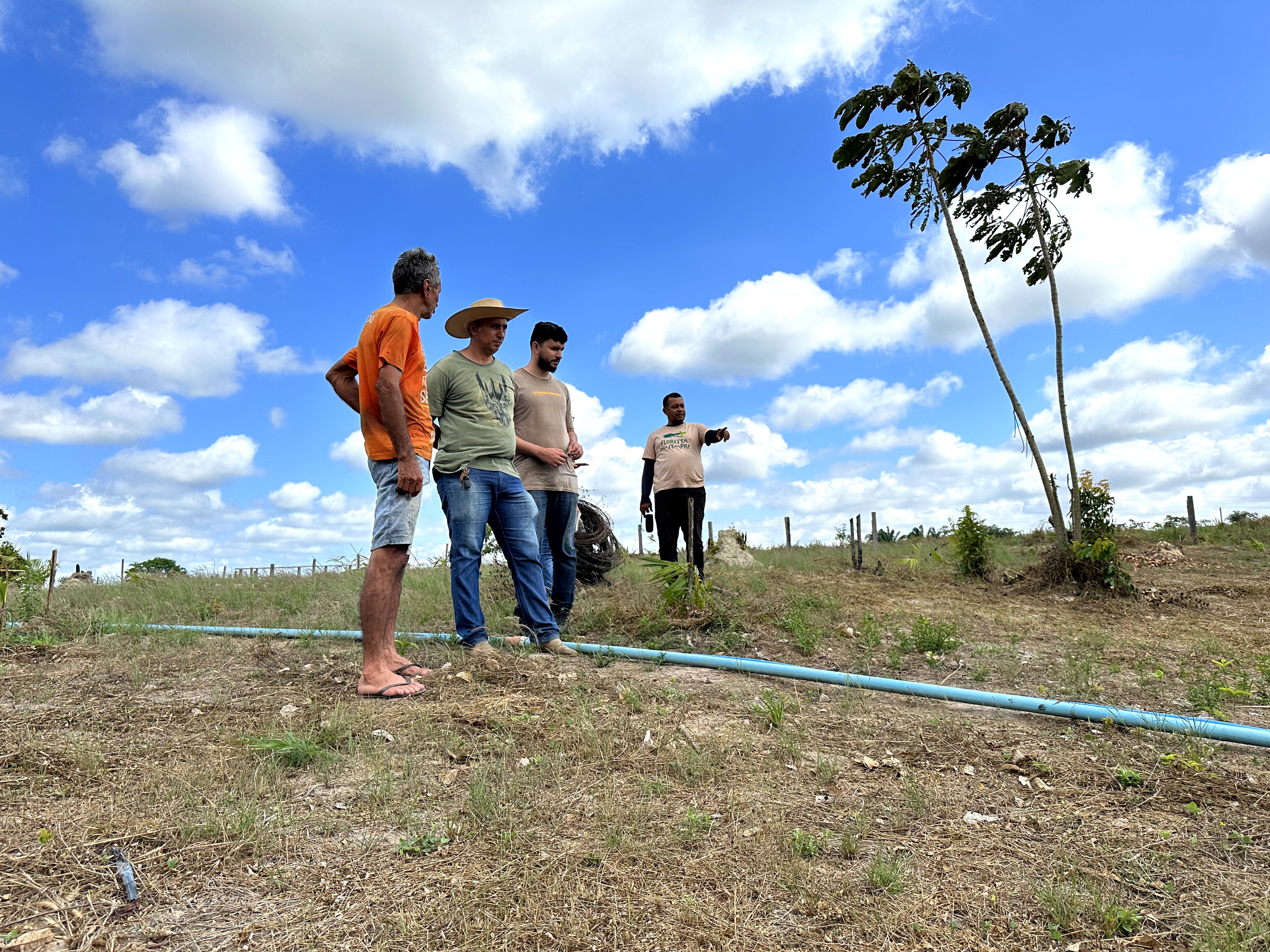 Visita ao município de Ulianópolis em julho de 2023 (Imagem: Fernanda da Costa/Imazon)