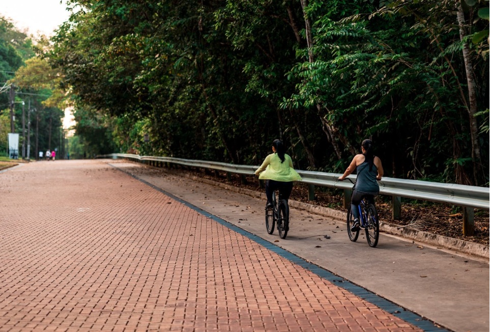 Parque do Utinga recebe atualmente uma média de 40 mil visitantes por mês (Foto: Márcio Nagano/Imazon)