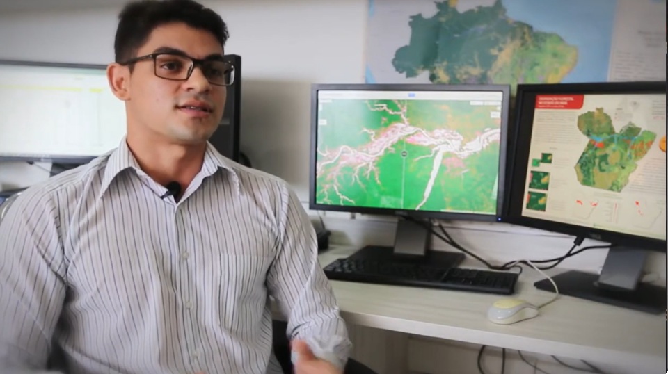 Pesquisador do Imazon à época, Dalton Cardoso em entrevista sobre o Simex em 2020 (Foto: Reprodução YouTube)